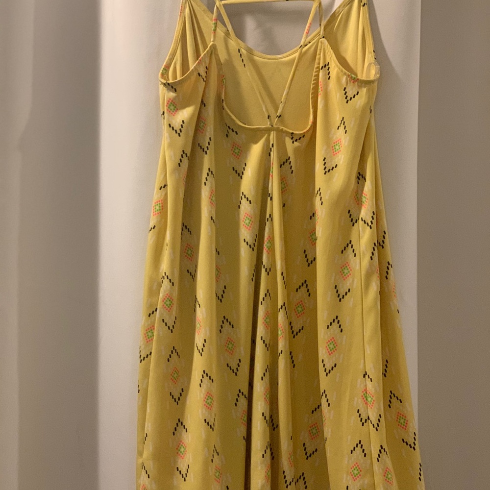 Yellow Spring Aztec Patterned Dress - Picture 2 of 2